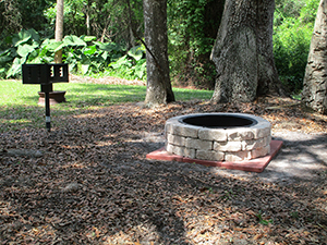 Cabin Grilling Area & Fire Pit
